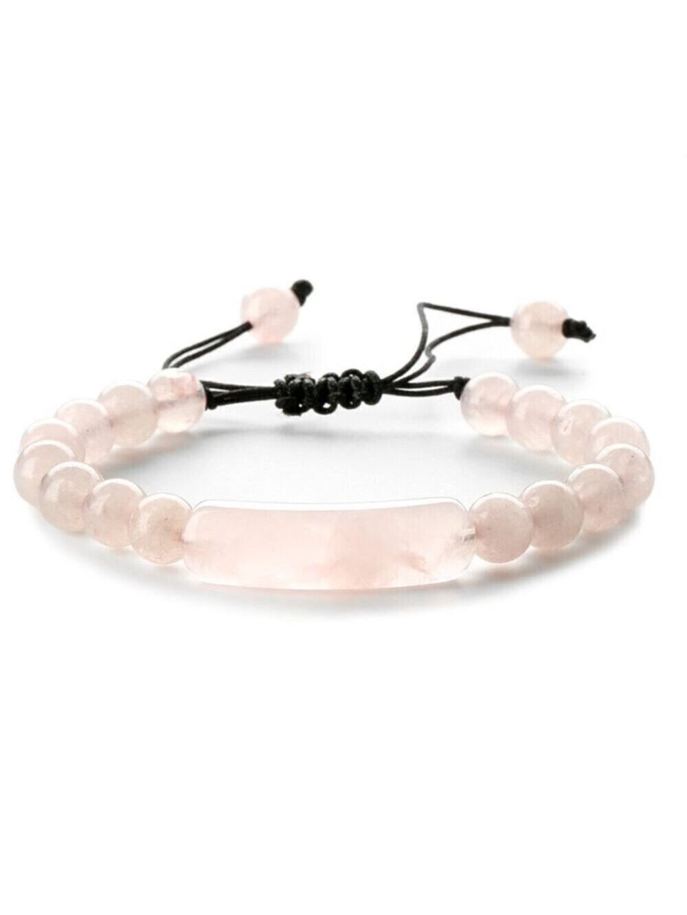 Natural Stone Beaded Woven Adjustable Bracelet , Pink, Green, Tigers Eye